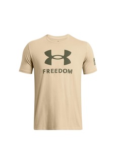 Under Armour Men's Freedom Graphic Short Sleeve T-Shirt (290) Desert Sand/Marine OD Green/Logo