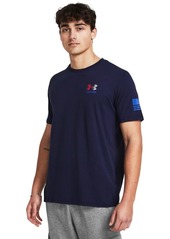 Under Armour Men's Freedom Graphic Short Sleeve T-Shirt (410) Midnight Navy/Red/Spine