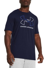 Under Armour Men's Gl Foundation Logo Graphic T-Shirt - Navy/royal/grey