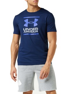 Under Armour Men's Global Foundation Short-Sleeve T-Shirt Academy Blue (408)/Royal Blue