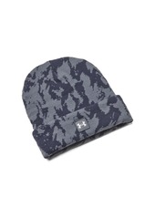 Under Armour Mens Halftime Novely Cuff Beanie (002) Gravel/Downpour Gray/White  Fits Most