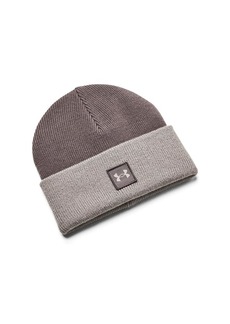 Under Armour Mens Halftime Shallow Cuff Beanie (057) Ash Taupe/Pewter/Pewter  Fits Most