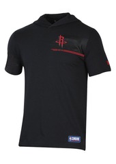 Under Armour Men's Houston Rockets Baseline Short Sleeve Hooded T-Shirt