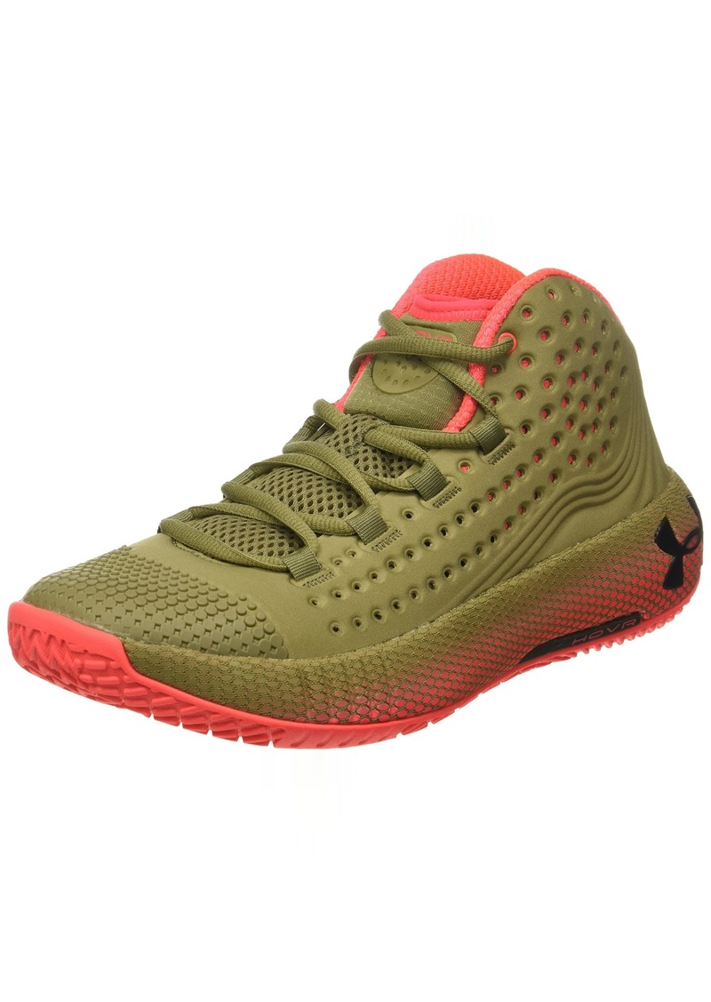 Under Armour Men's HOVR Havoc 2 Athletic Shoe Outpost Green//beta red  M US