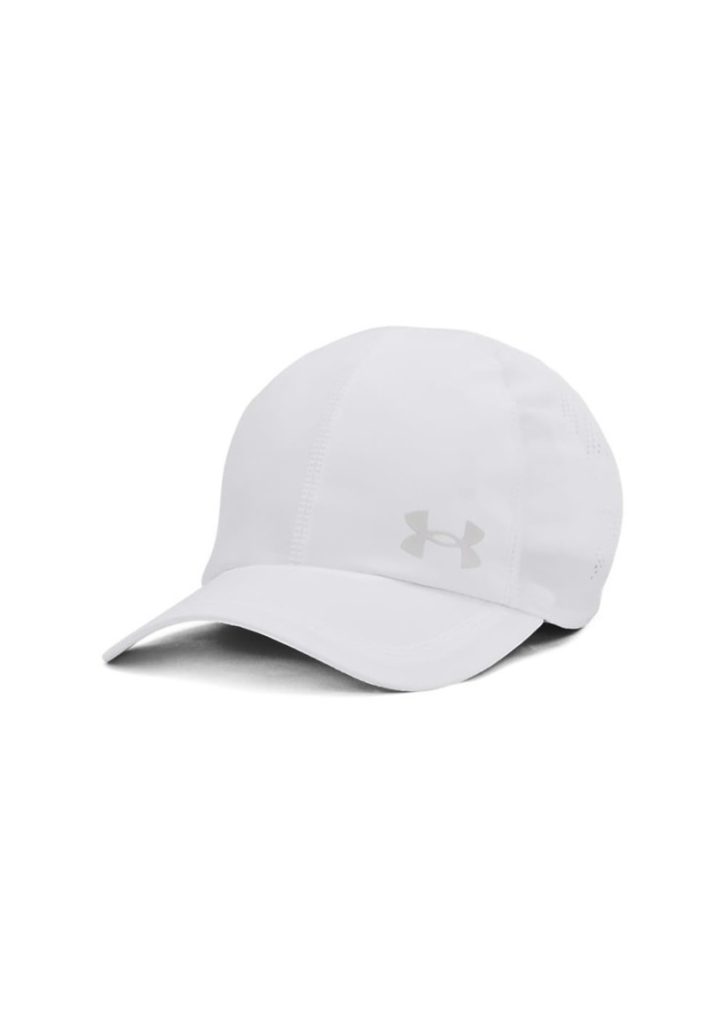 Under Armour Men's Iso-Chill Launch Run Adjustable Hat (100) White/White/Reflective  Fits Most