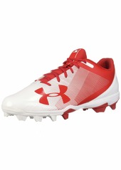 Under Armour womens Leadoff Low Rm Baseball Shoe Red (611 White  US