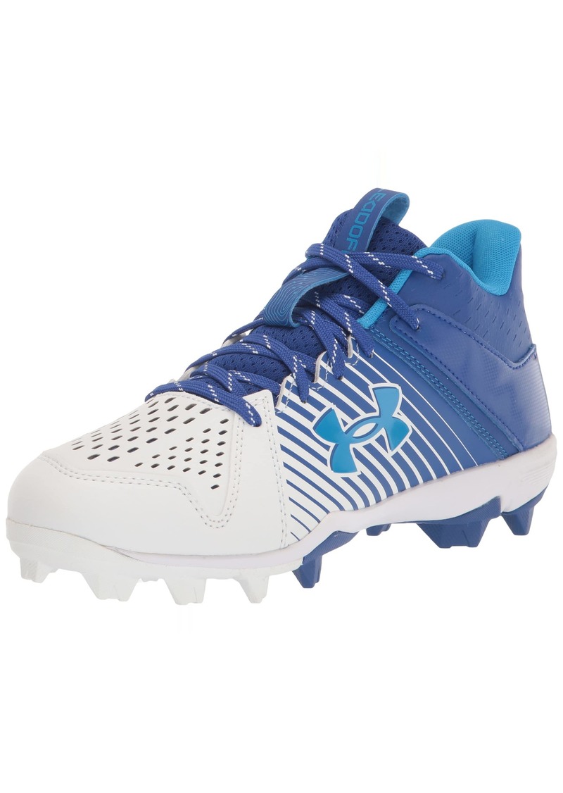 Under Armour Mens Leadoff Mid Rubber Molded Cleat Baseball Shoe   US