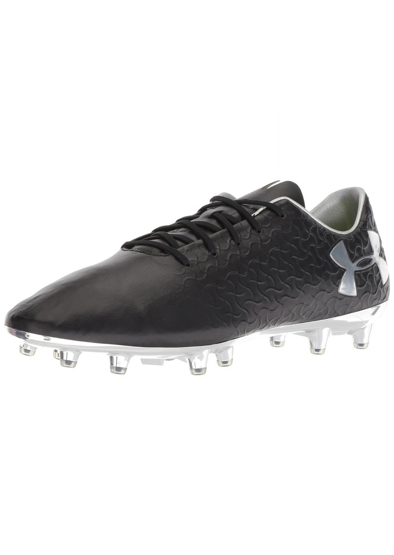 Under Armour Men's Magnetico Pro Frim Ground Soccer Shoe Black (001)/Metallic Silver