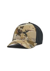 Under Armour Men's Outdoor Antler Trucker Hat  (989) UA Barren Camo / Black / Black  Fits Most
