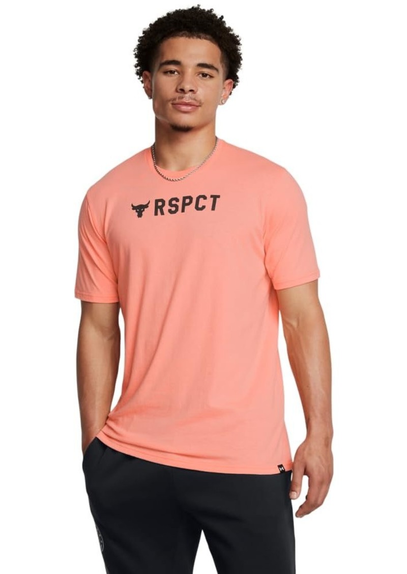 Under Armour Men's Project Rock Respect Short Sleeve T Shirt