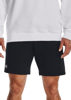 "Under Armour Men's Rival Fleece 10"" Drawstring Shorts - Black"