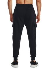 Under Armour Men's Rival Fleece Cargo Jogger Pants - Od Green/ Wht