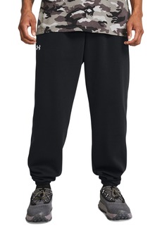 Under Armour Men's Rival Fleece Pants - Black /Wht