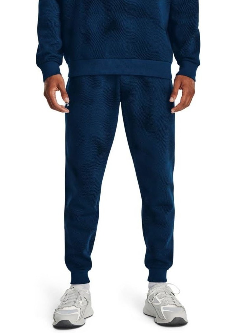 Under Armour Mens Rival Fleece Printed Joggers