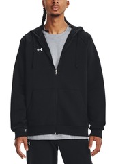 Under Armour Men's Rival Full-Zip Fleece Hoodie - Navy