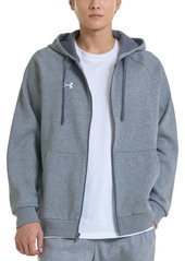 Under Armour Men's Rival Full-Zip Fleece Hoodie - Navy