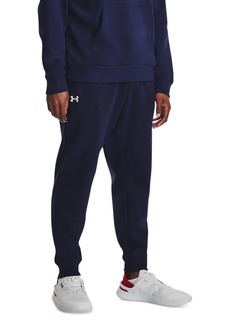 Under Armour Men's Rival Tapered-Fit Fleece Joggers - Tech Blue