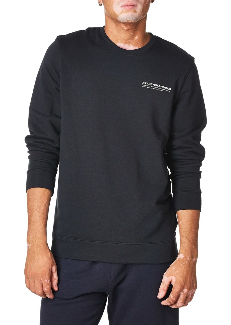 Under Armour Mens Rival Terry Logo Crew Neck