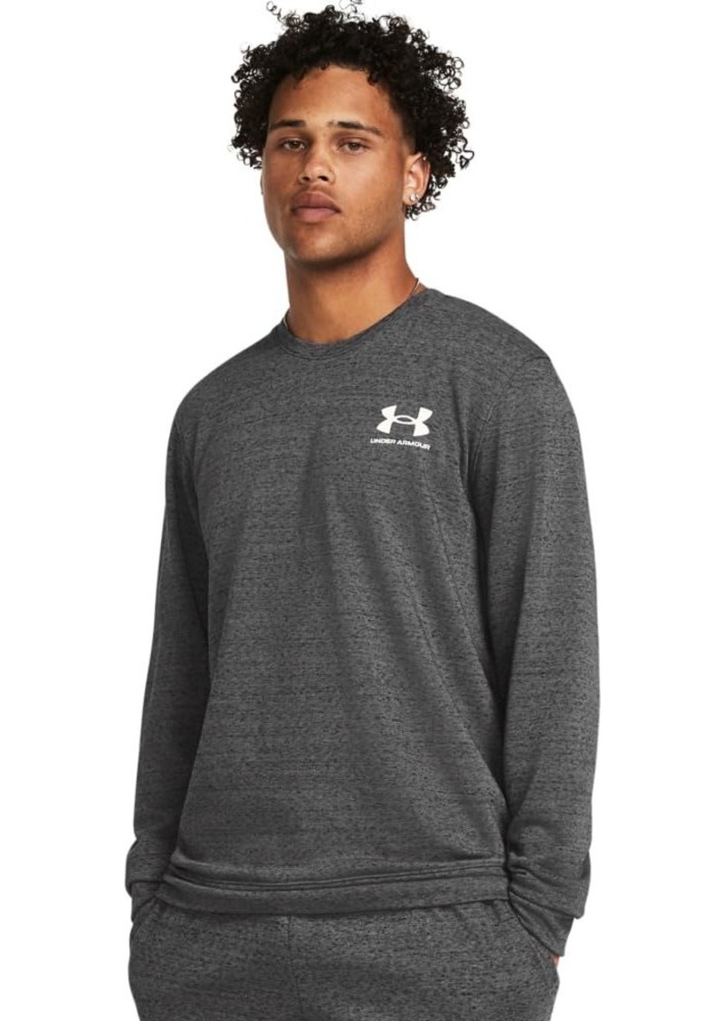 Under Armour Men's Rival Terry Long Crew Neck T-Shirt