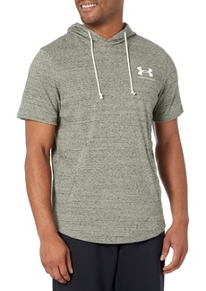 Under Armour mens Rival Terry Short-Sleeve Hoodie