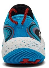 Under Armour Men's Spawn 6 Basketball Sneakers from Finish Line - Capri/Red Solstice/White
