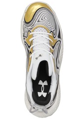 Under Armour Men's Spawn 6 Basketball Sneakers from Finish Line - White, Gold