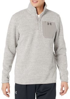 Under Armour Mens Specialist Henley 2.0 (294) Pewter/Ghost Gray/Fresh Clay