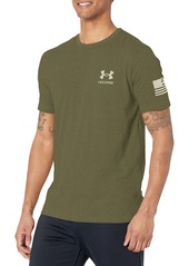 Under Armour Men's Freedom Graphic Short Sleeve T-Shirt (390) Marine OD Green / / Desert Sand