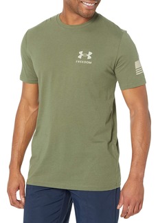 Under Armour Men's Freedom Graphic Short Sleeve T-Shirt (390) Marine OD Green / / Desert Sand