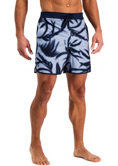Under Armour Men's Swim Trunks Shorts with Drawstring Closure & Elastic Waistband Washed Blue X