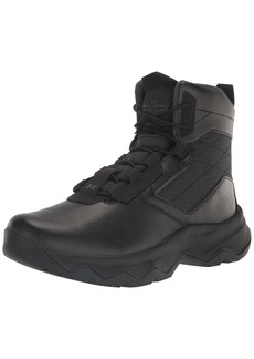 Under Armour Men's Stellar G2 6" Side Zip Lace Up Boot (001) //Pitch Gray