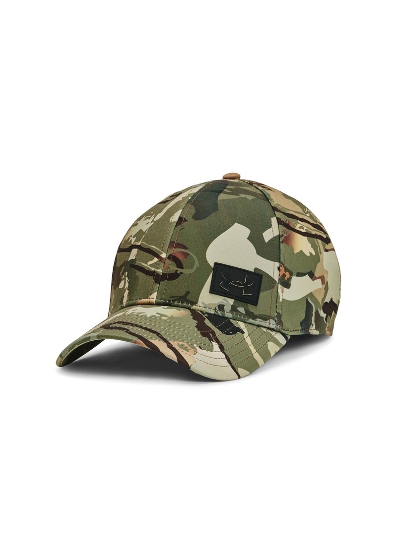 Under Armour Men's Storm Camo Stretch Hat  UA Forest 2.0 Camo (988)/Black Medium/Large