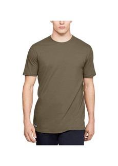 Under Armour Men's Tac Cotton T-Shirt Federal Tan (499)/Dark Navy Blue