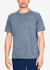 Under Armour Men's Tech Short Sleeve - Black Heather/Black