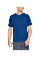 Under Armour Men's Tech Short Sleeve - Black Heather/Black