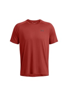 Under Armour Men's Tech Short Sleeve - Earthen Orange // Black