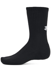 Under Armour Men's Training Cotton 6-Pk. Moisture-Wicking Crew Socks - White