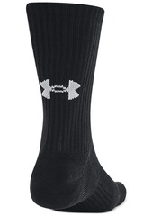 Under Armour Men's Training Cotton 6-Pk. Moisture-Wicking Crew Socks - White