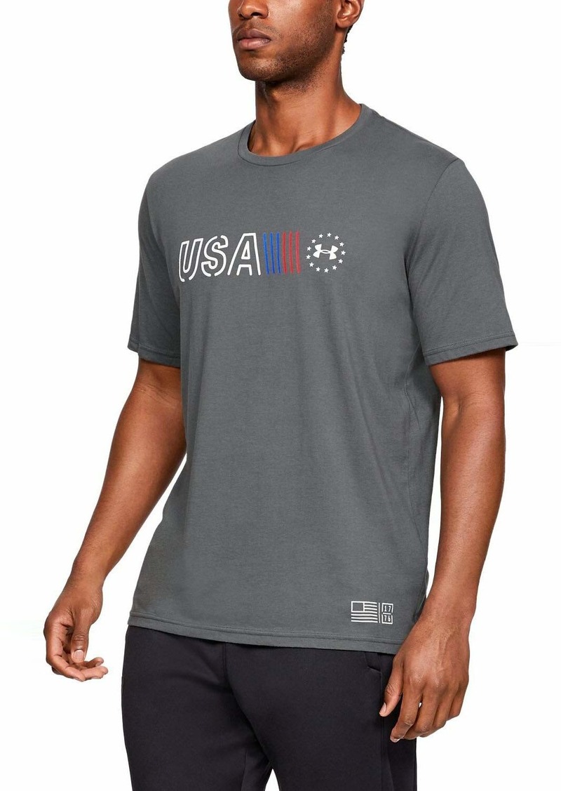 Under Armour Men's UA Freedom USA Banner T-Shirt SM