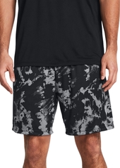"Under Armour Men's Ua Tech Loose-Fit Camouflage 10"" Performance Shorts - Od Green / Black"