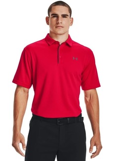 Under Armour Men's Tech Golf Polo  Red (600)/Graphite