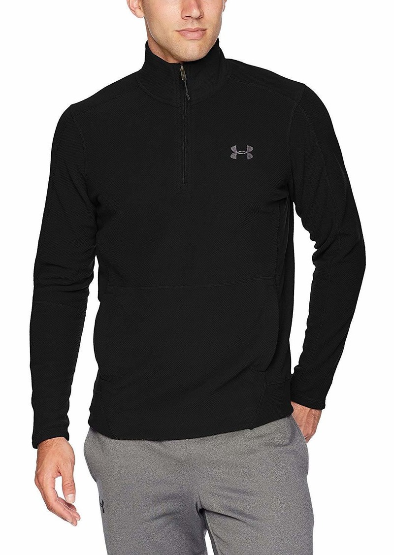 Under Armour Men's Zephyr Fleece Solid Long-Sleeve ¼ Zip T-Shirt