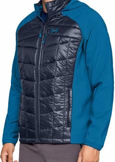Under Armour Outerwear Men's Hybrid TP Hooded Fleece Jacket Scribe Blue