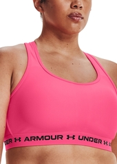 Under Armour Plus Size Cross-Back Mid-Impact Compression Sports Bra