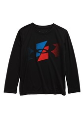 Under Armour Slashed Symbol Long Sleeve Graphic Tee (Toddler & Little Boy)