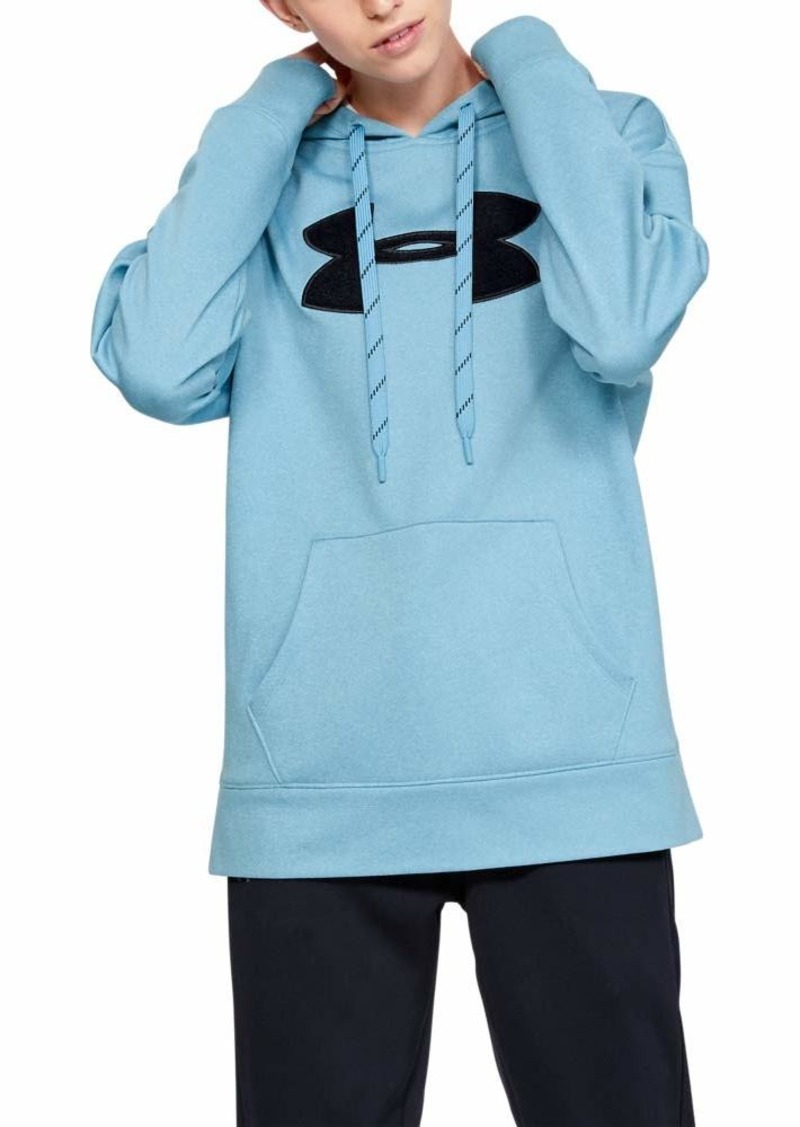 Under Armour Synthetic Fleece Chenille Logo Pullover Hoodie