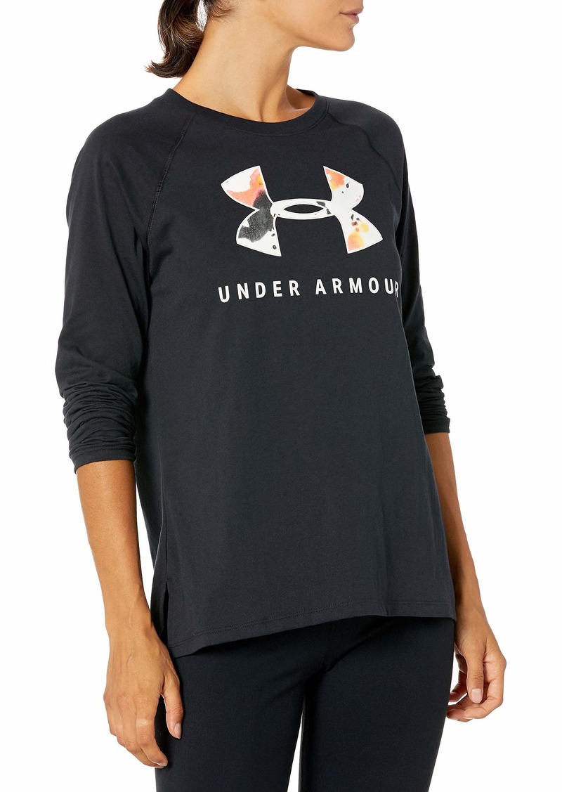Under Armour Top Step Graphic Long Sleeve Gym Workout Shirt