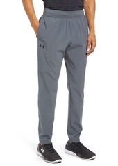Under Armour UA Stretch Water Repellent Woven Athletic Pants in Pitch Gray at Nordstrom