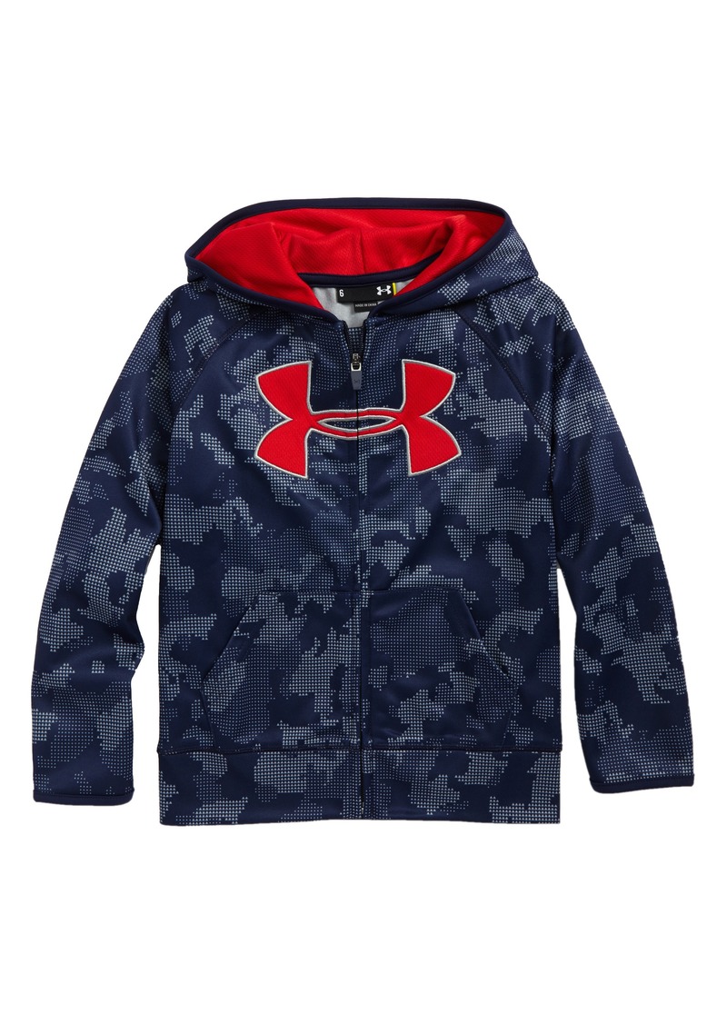 under armour sweatshirt with camo logo