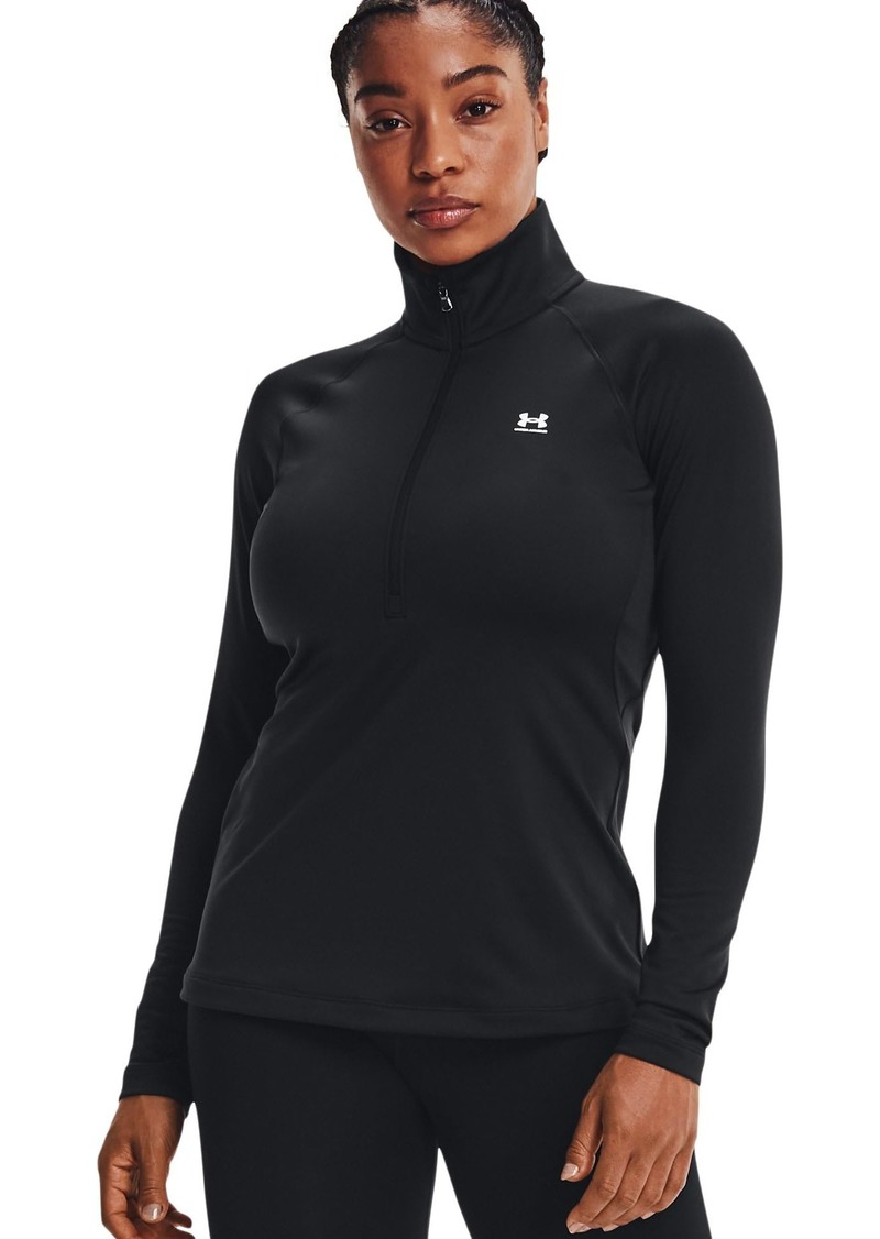 Under Armour Women's Authentics ColdGear ¼ Zip T-Shirt